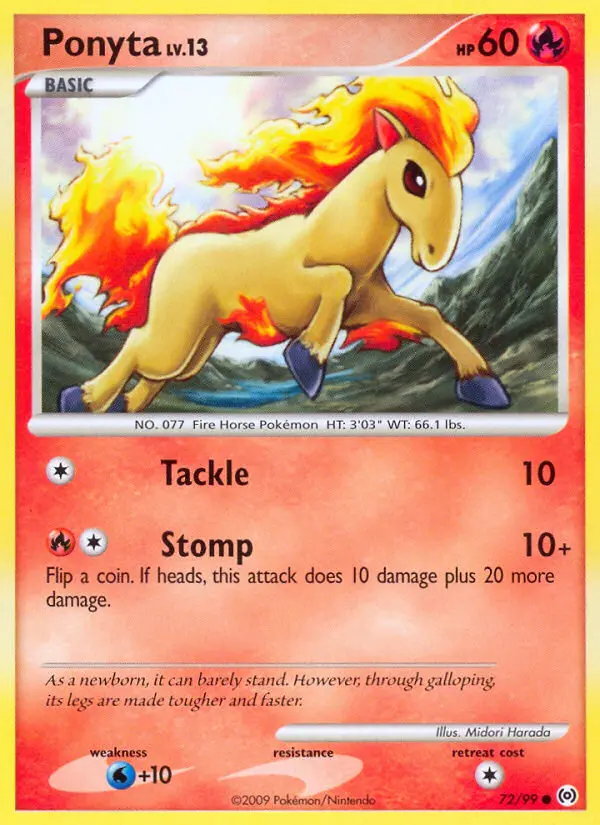 Ponyta 72 — Arceus 72, Normal finish