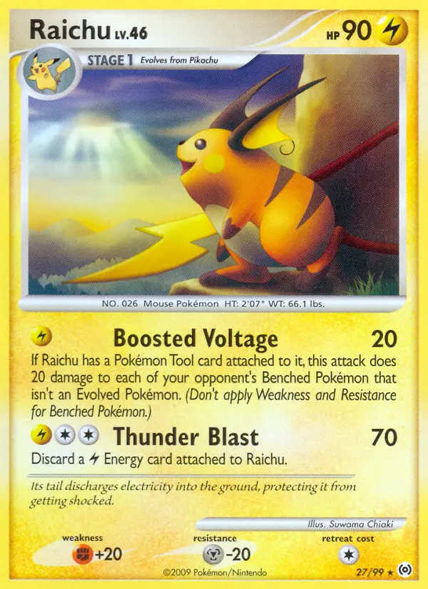 Raichu 27 — Arceus 27, Normal finish