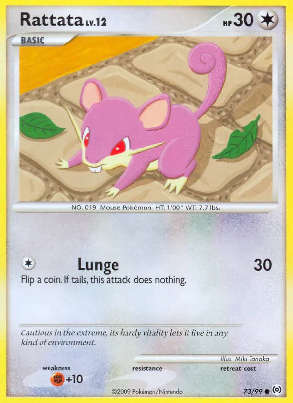 Rattata 73 — Arceus 73, Normal finish