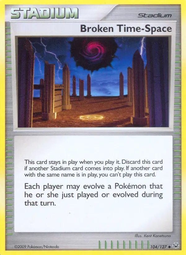 Broken Time-Space 104 card from Platinum