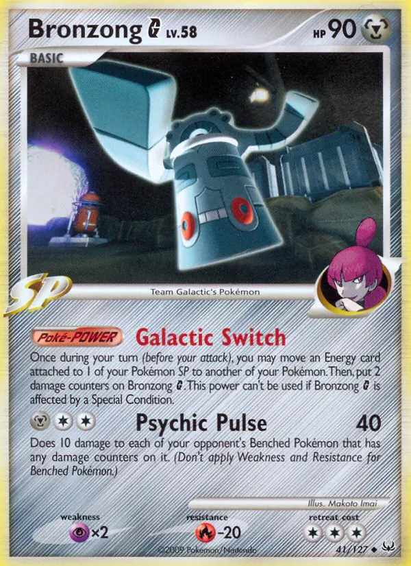 Bronzong G 41 card from Platinum