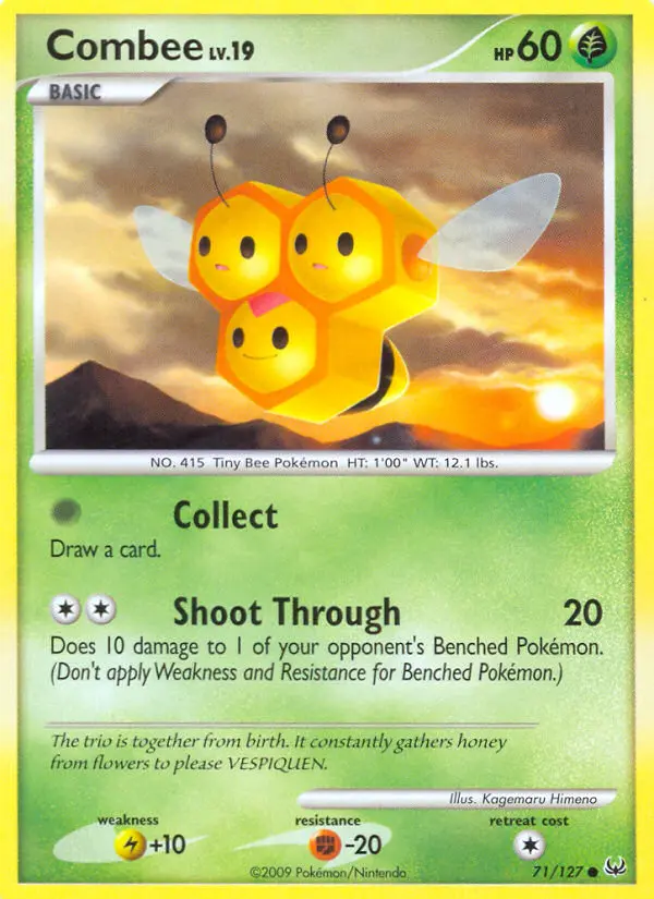 Combee 71 card from Platinum