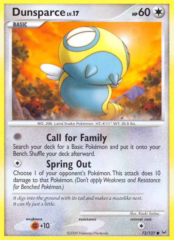Dunsparce 73 — Platinum 73, Normal finish