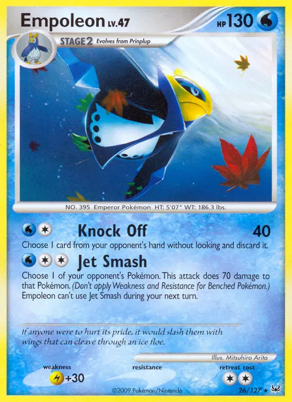 Empoleon 26 card from Platinum