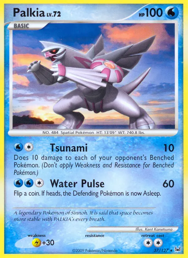 Palkia 37 card from Platinum