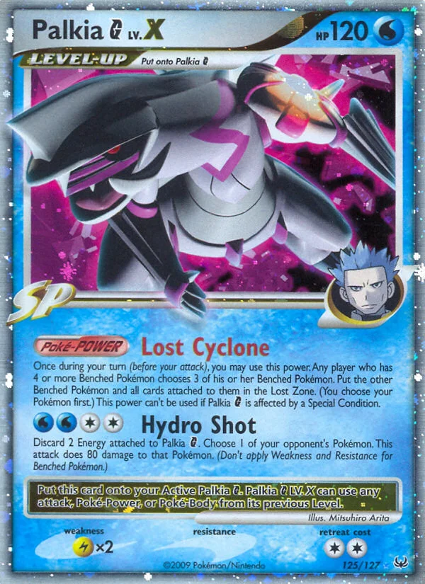 Palkia G LV.X 125 card from Platinum