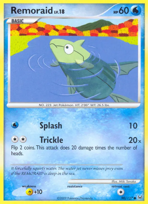 Remoraid 90 card from Platinum