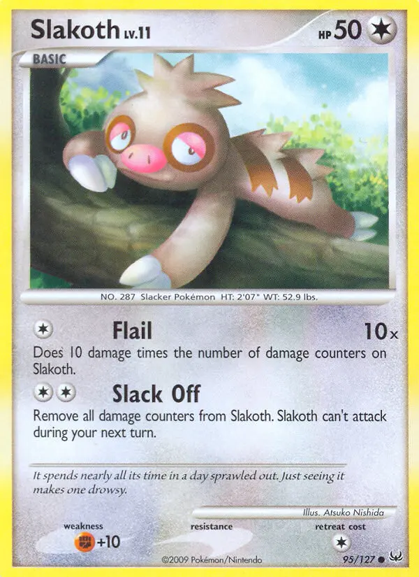 Slakoth 95 — Platinum 95, Normal finish