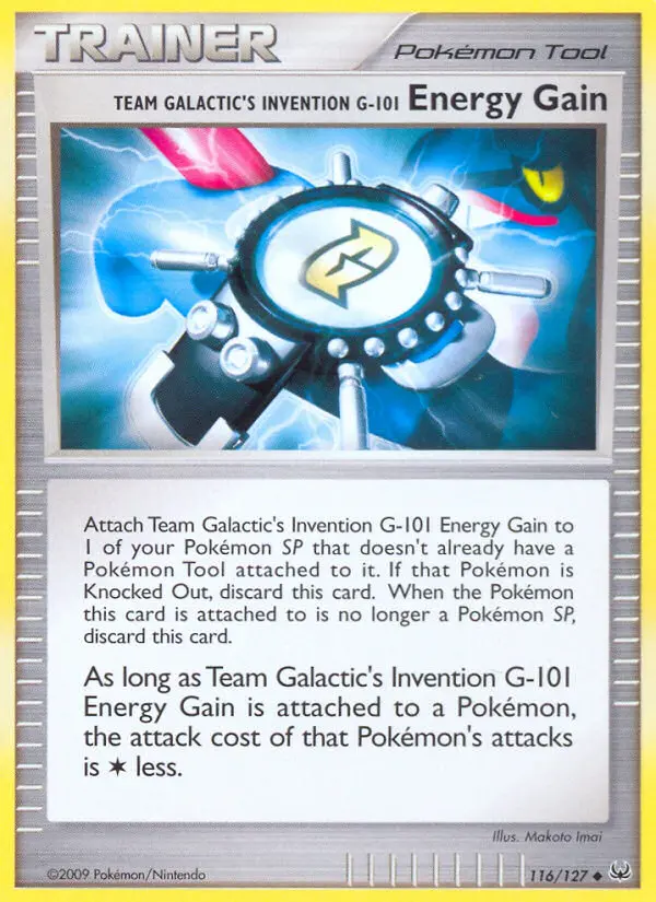 Team Galactic's Invention G-101 Energy Gain 116 — Platinum 116, Normal finish