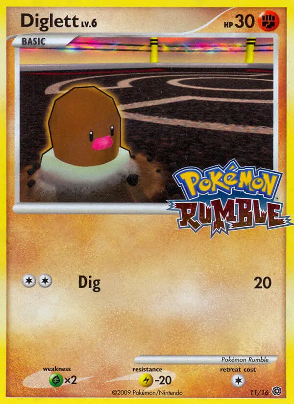 Diglett 11 — the most expensive Diglett card