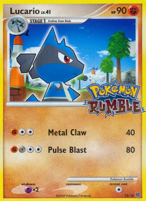Lucario 12 — the most expensive Lucario card