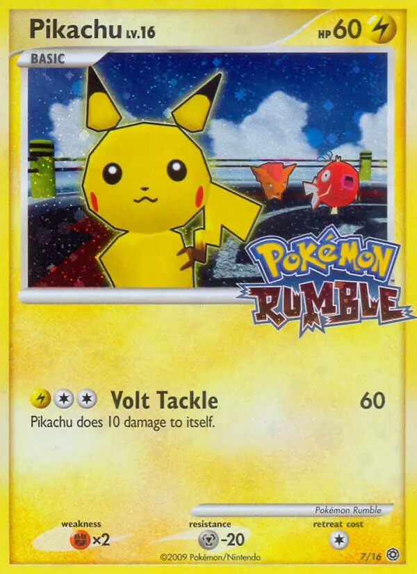 Pikachu 7 card from McDonald's Collection 2022