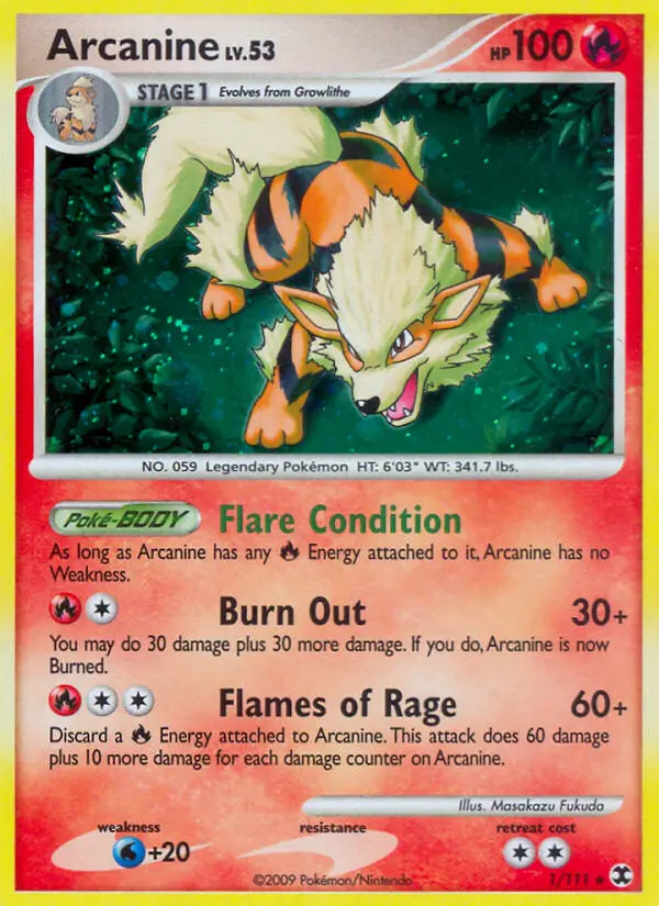 Arcanine 1 card from Rising Rivals