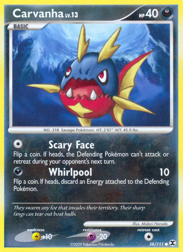 Carvanha 58 card from Rising Rivals
