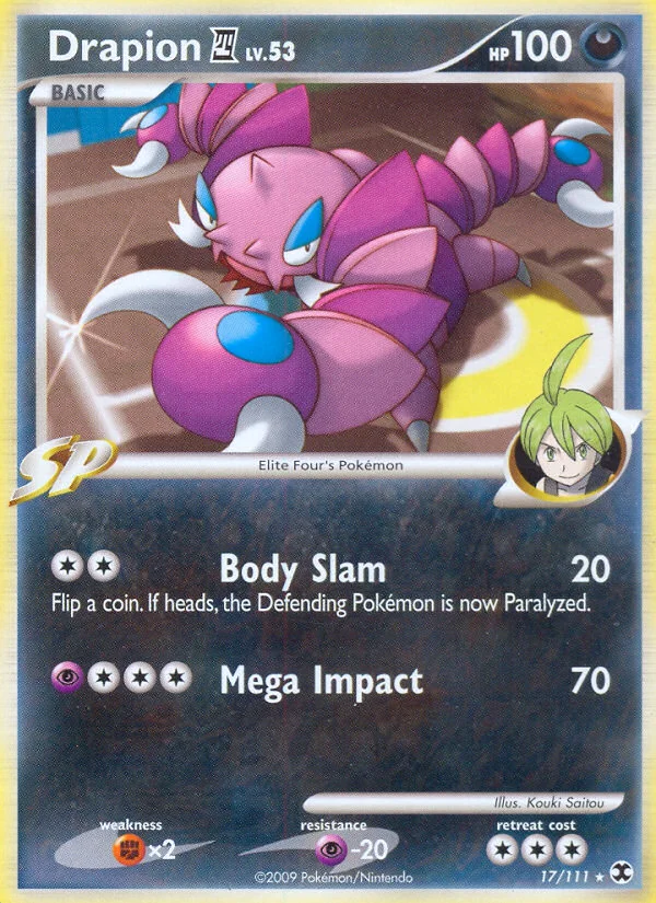 Drapion E4 17 card from Rising Rivals