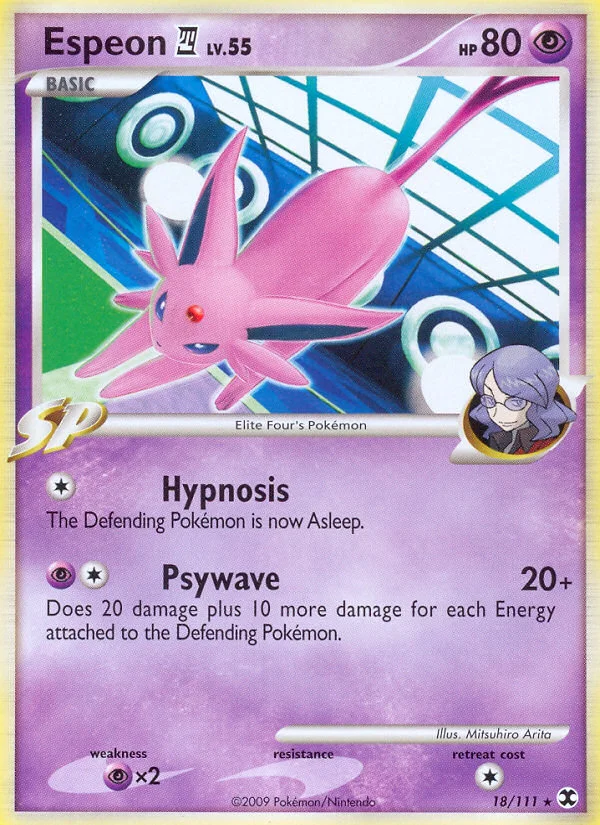 Espeon E4 18 card from Rising Rivals