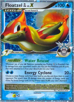 Floatzel GL LV.X 104 — Rising Rivals