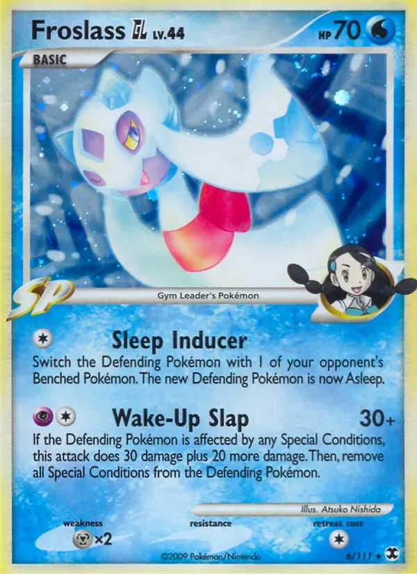 Froslass GL 6 card from Rising Rivals
