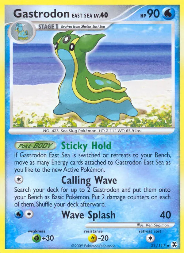 Gastrodon East Sea 21 card from Rising Rivals