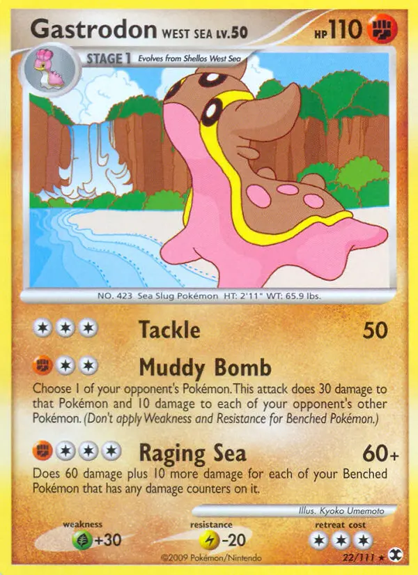 Gastrodon West Sea 22 card from Rising Rivals