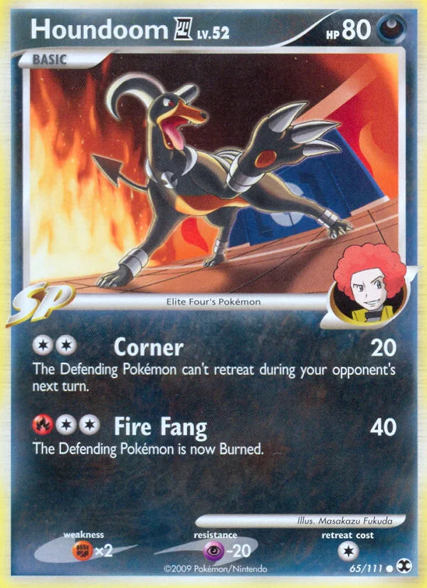 Houndoom E4 65 card from Rising Rivals