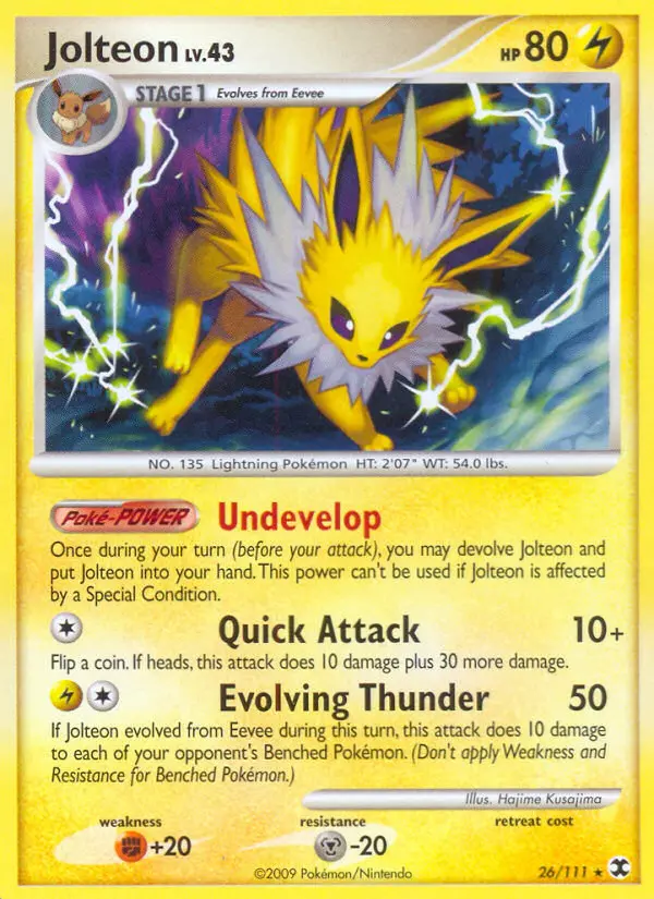 Jolteon 26 card from Rising Rivals