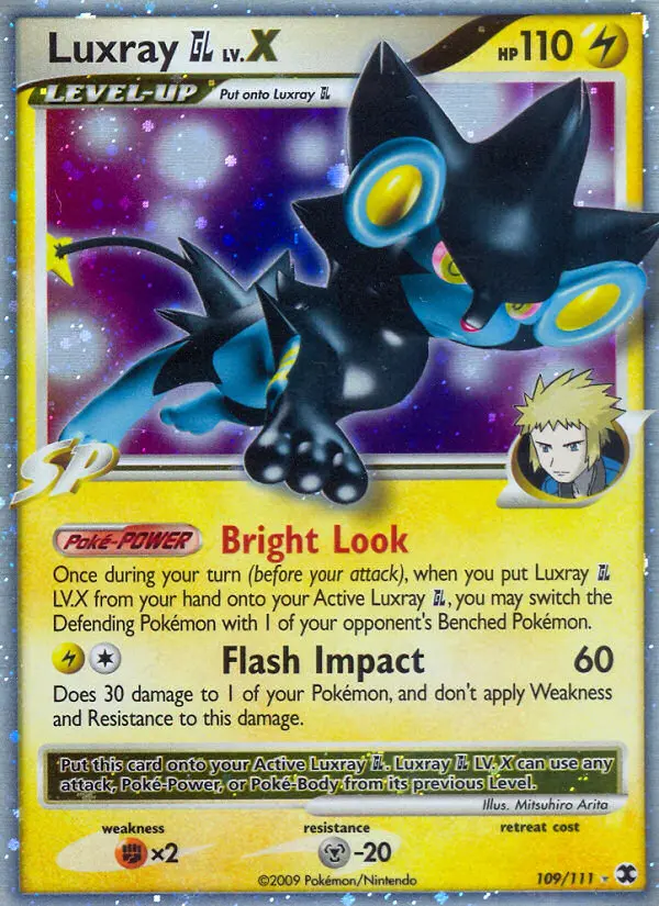 Luxray GL LV.X 109 — the most expensive Luxray card