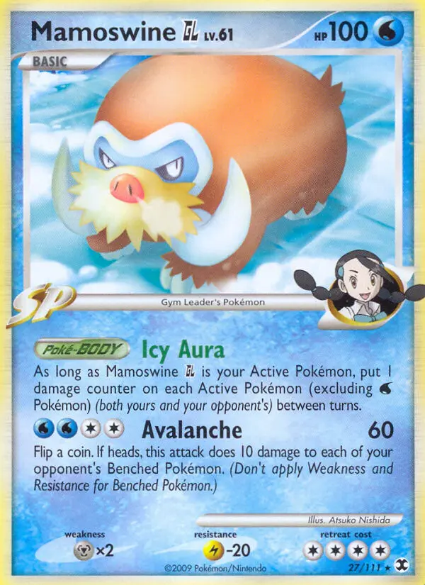 Mamoswine GL 27 card from Rising Rivals