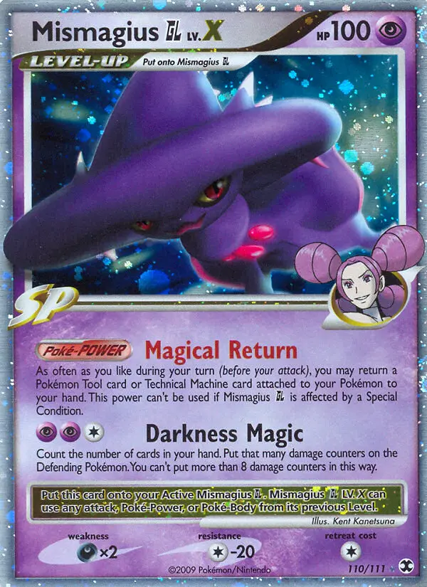 Mismagius GL LV.X 110 card from Rising Rivals