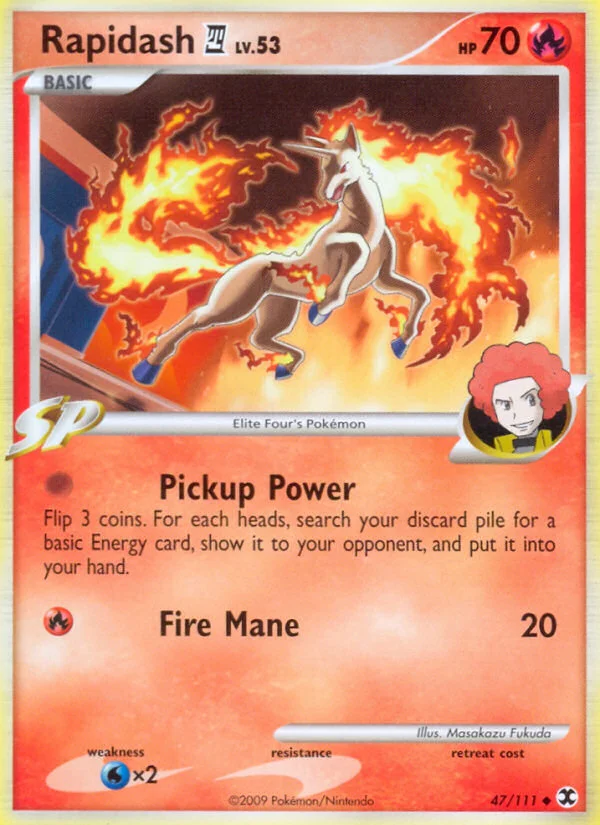 Rapidash E4 47 card from Rising Rivals