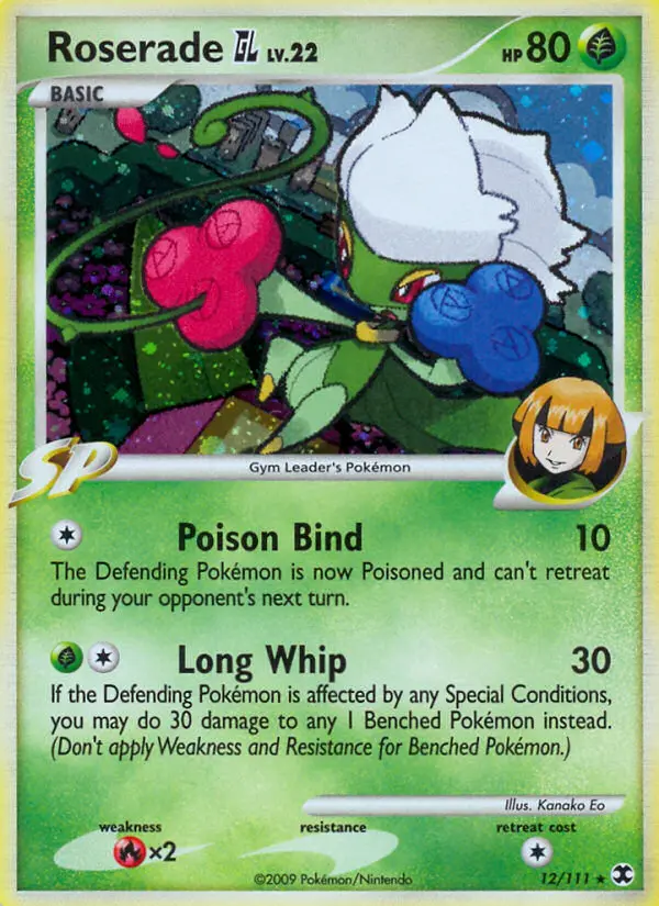 Roserade GL 12 card from Rising Rivals