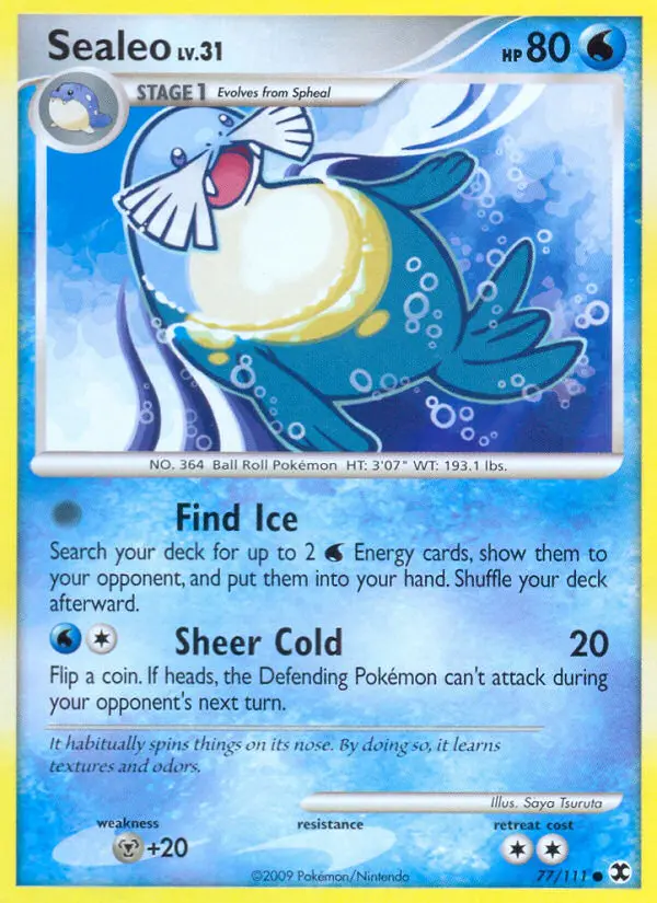 Sealeo 77 card from Rising Rivals