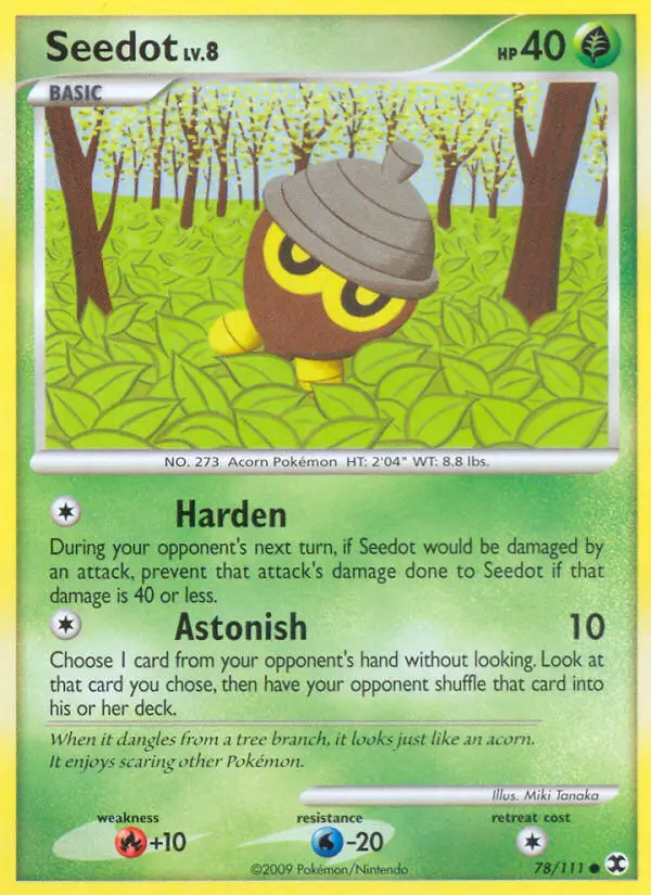 Seedot 78 card from Rising Rivals