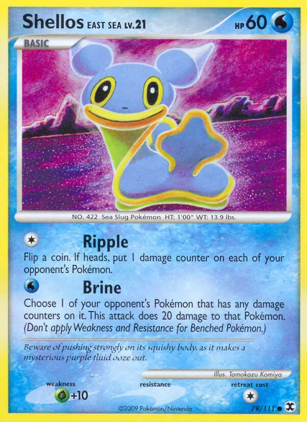 Shellos East Sea 79 card from Rising Rivals