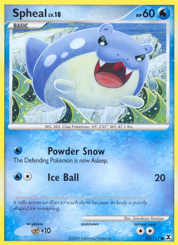 Spheal 82 card from Rising Rivals