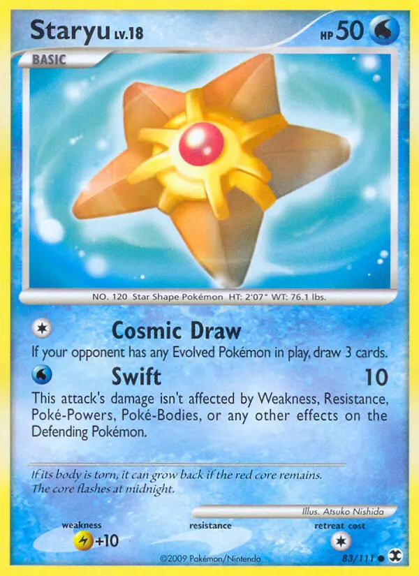 Staryu 83 card from Rising Rivals