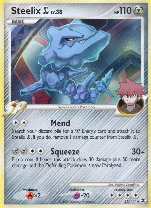 Steelix GL 51 card from Rising Rivals