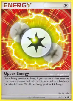 Upper Energy 102 — shown as an example of the Reverse Holofoil finish