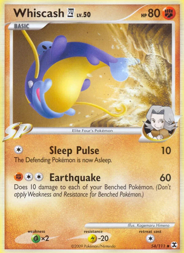 Whiscash E4 54 card from Rising Rivals