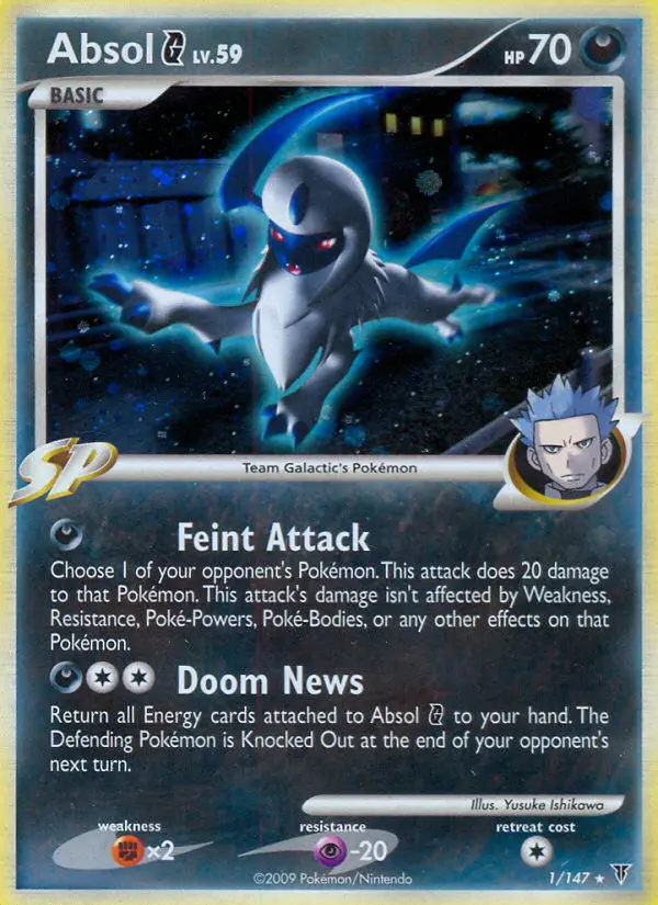 Absol G 1 card from Supreme Victors