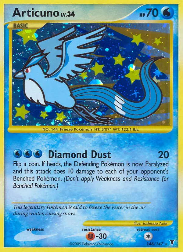 Articuno 148 — Supreme Victors 148, Holofoil finish