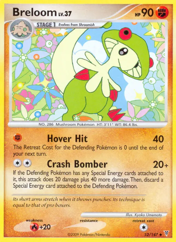 Breloom 52 card from Supreme Victors