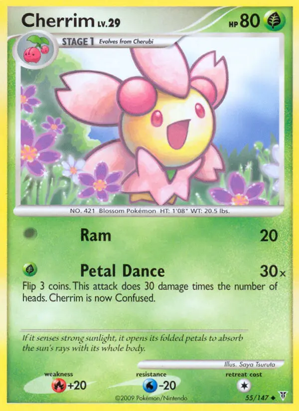 Cherrim 55 card from Supreme Victors