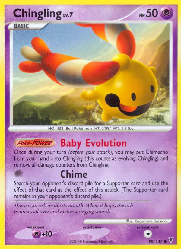 Chingling 98 card from Supreme Victors