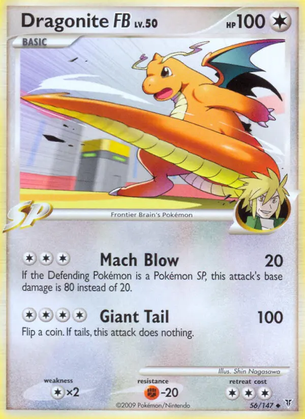 Dragonite FB 56 card from Supreme Victors