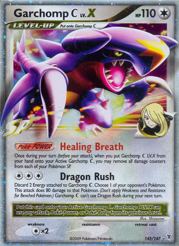 Garchomp C LV.X 145 — Supreme Victors 145, Holofoil finish