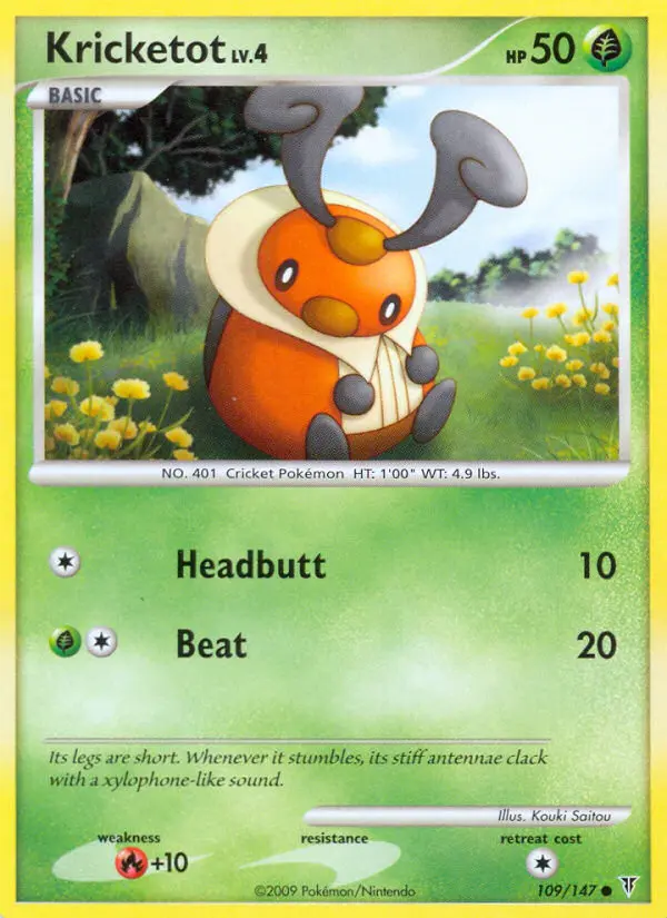 Kricketot 109 — Supreme Victors 109, Normal finish