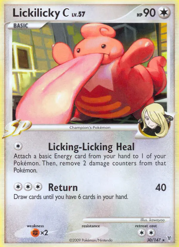 Lickilicky C 30 card from Supreme Victors