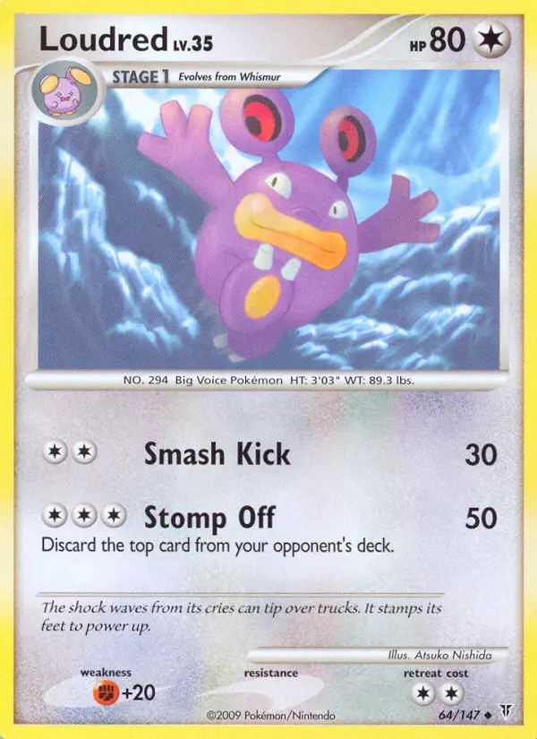 Loudred 64 — Supreme Victors 64, Normal finish