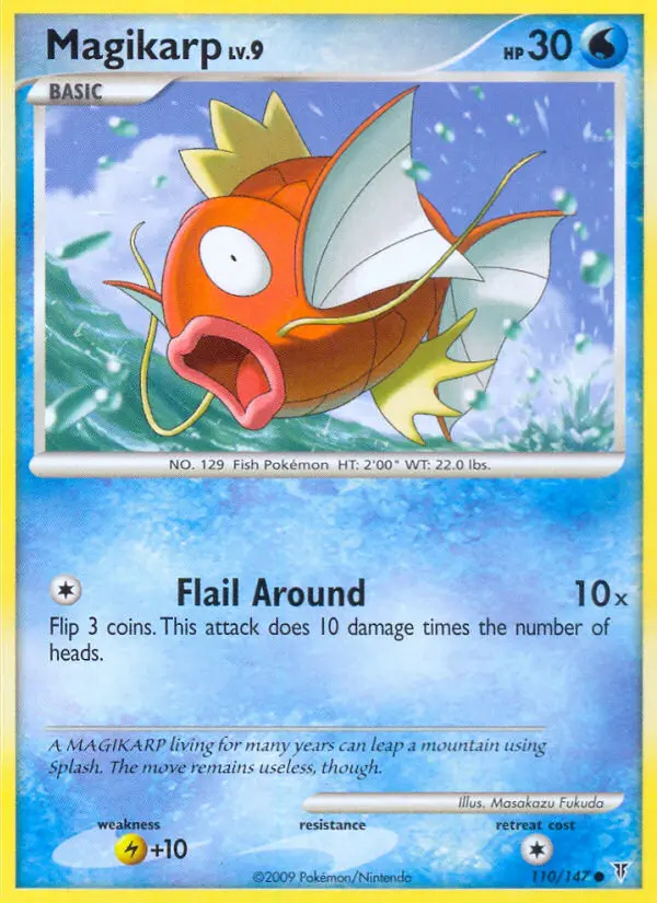 Magikarp 110 card from Supreme Victors